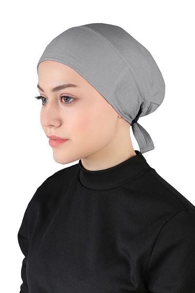 Ecardin Dark Gray Silicone Non-Slip Bonnet - St 260