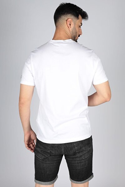 PAUL&SHARK MEN'S KNITTED T-SHIRT C.WCOTTON