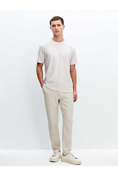 LC Waikiki Ανδρικό παντελόνι LCW Vision Beige - Στάνταρ Εφαρμογή