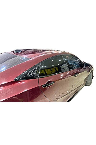 Genel Markalar Honda Civic Fc5 2016-2021 Uyumlu Parlak Siyah Plastik Kelebek ...