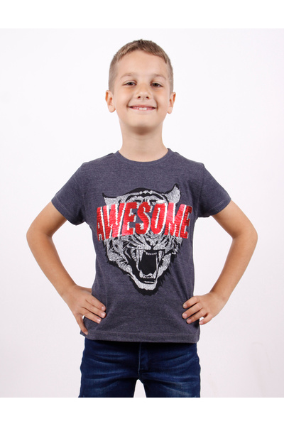 Toontoy Băiatul meu este uimitor, brodat cu paiete tricou