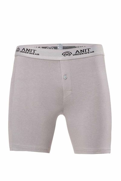 Anıt Men's Boxers - Long, Lycra and Gray - 1114A