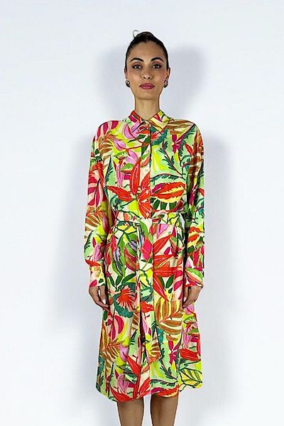 Lale Butik Missemramiss Viscose Shirt Tunic - Flush Summer 3938 Multi Color