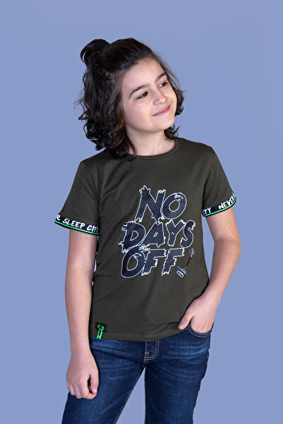 Toontoy Μπλουζάκι για αγόρι - με τύπωμα μανίκια και ριγέ