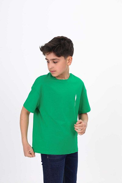 Toontoy Boy's Palm Tree Printed T-Shirt