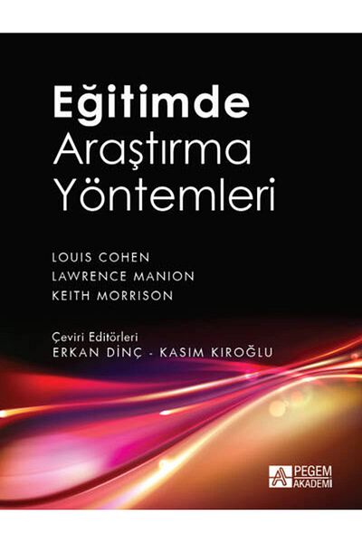 Pegem Akademi Yayıncılık Eğitimde Araştırma Yöntemleri