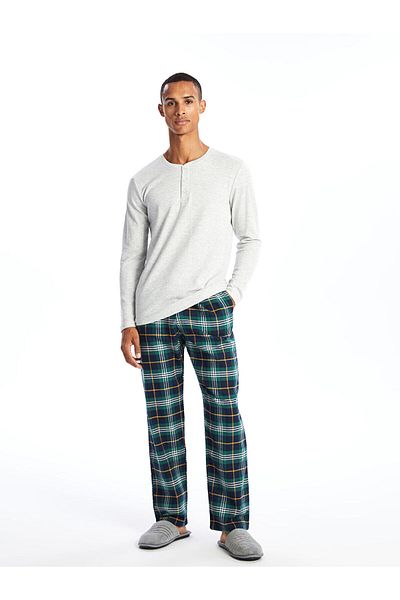 LC Waikiki Σετ ανδρικών πιτζάμες Standard Fit LCWK