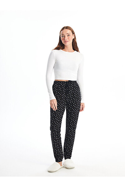 LC Waikiki Lcwk Beli Lastikli Puantiyeli Kadın Pijama Altı