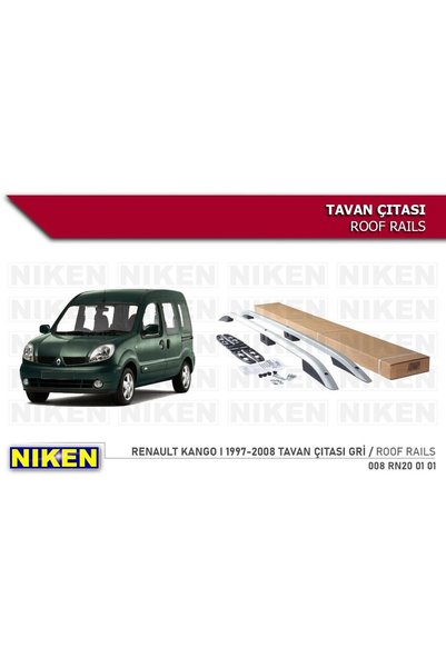 Karva Renault Kango 1 Tavan Çıtası Kısa Gri 1997-2008 Arası Modeller Uy