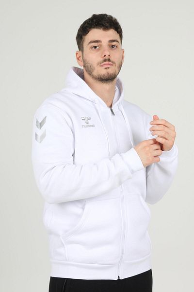 hummel Λευκό βαμβακερό φούτερ Armin