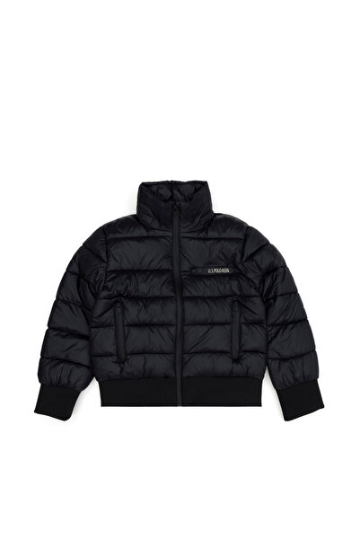 U.S. Polo Assn. معطف أسود للفتيات 50271523 -VR046