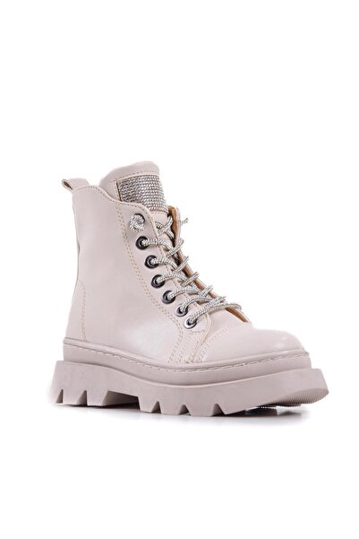 Ustalar Ayakkabı Çanta Cizme zilnice fete bej 051.3040