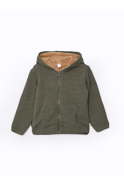 LC Waikiki Lcw Hooded Baby Boy Knitwear Cardigan