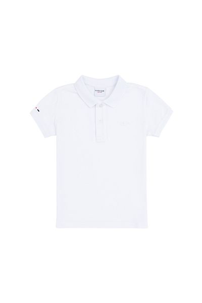 U.S. Polo Assn. Λευκό μπλουζάκι με γιακά αγοριού πόλο50292129-VR013