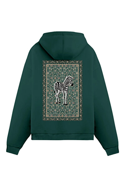 Mounte Bianca Unisex zebra - obična majica sa kapuljačom