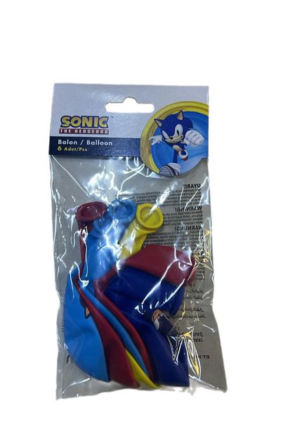 Sonic 6-Piece Balloon Bag Set