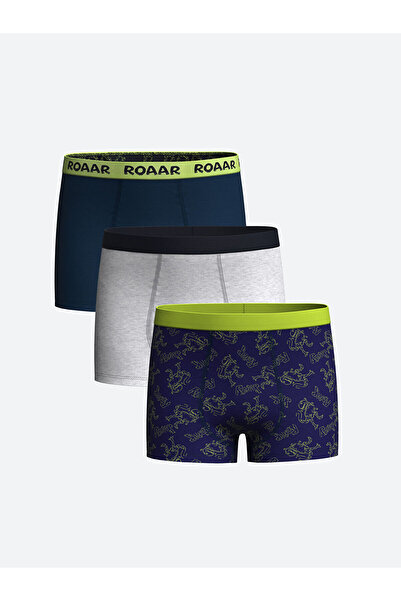 LC Waikiki طقم بوكسر للأولاد مطبوع من LCW Kids مكون من 3 قطع