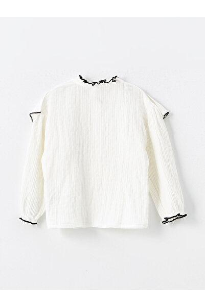 LC Waikiki Lcw Crew Neck Long Sleeve Baby Girl Blouse and Leggings Set of 2