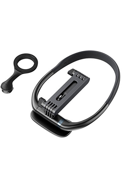 WIWU Boyun Askılı Telefon Tutucu Wiwu Wi-CH320 Eller Serbest Magsafe Uyumlu Magnetik Tutucu Siyah
