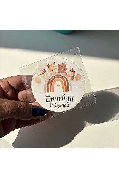 fabriflow exclusive 25adet Erkek  Hoşgeldin 1,2,3,4 Yaş Magnet  Bebek Hediyelik