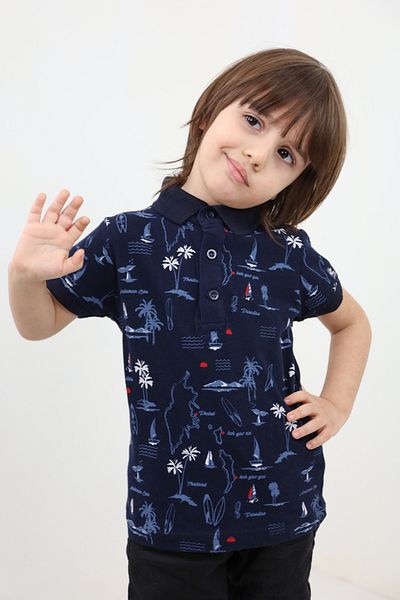 Toontoy Boy's Patterned Complete T-Shirt