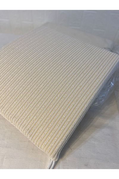 Vinezza Home Collection Vinezza Home Collection 4 Pcs Chair Cushion Water Repellent Fabric and Cream