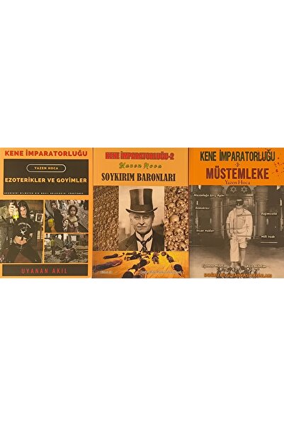 Literatürk Academia KENE İMPARATORLUĞU SERİSİ EZOTERİK VE GOYİMLER-SOYKIRIM BARONLARI-MÜSTEMLEKE / 3 KİTAP-YAZEN HOCA