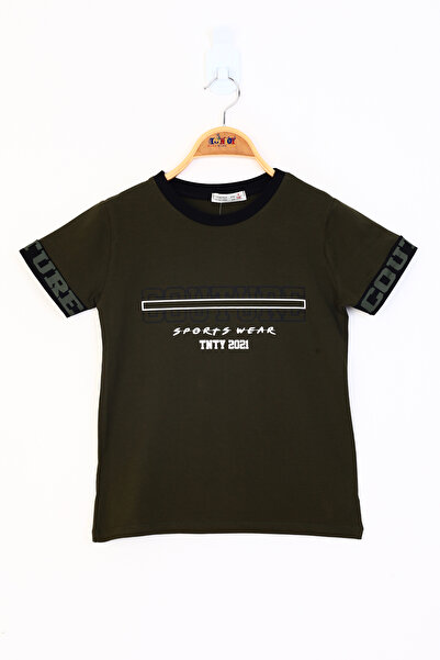 Toontoy Boy - Μπλουζάκι με λεπτομέρεια Garni με στάμπα