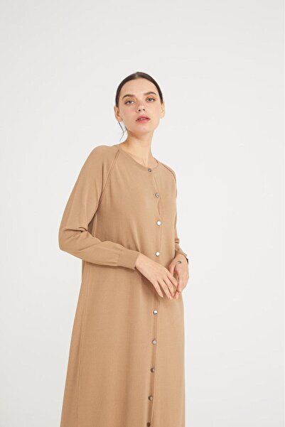 Nuss Πλεκτό Ζακέτα 512 Μόκα