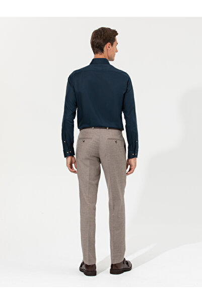 Cacharel Bej Slim Fit Yün Karışımlı Kumaş Pantolon 50257235-VR011