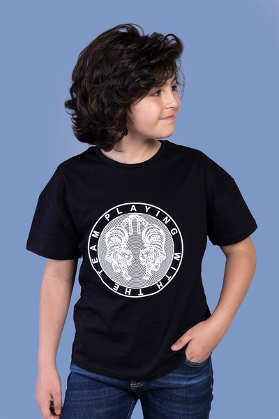 Toontoy Tricou cu model în relief pentru băieți