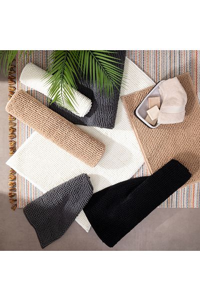 Mudo Home JUNE Beige Bathroom Mat - 60x100
