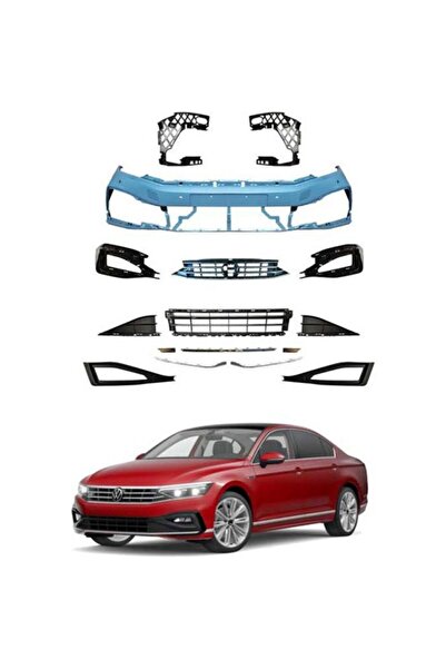 Karva Çmk Volkswagen Passat B 8.5 R Line Ön Tampon Ve Panjur Seti
