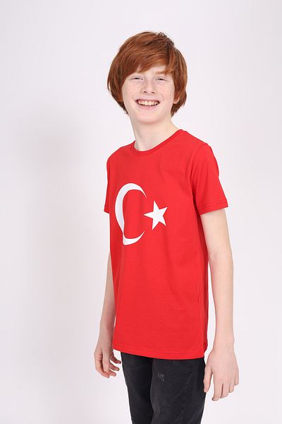 Toontoy Unisex Kids Moon Star Printed T-Shirt