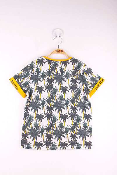 Toontoy Μπλουζάκι για αγόρια με σχέδιο παλάμης συνδυασμός υφασμάτων