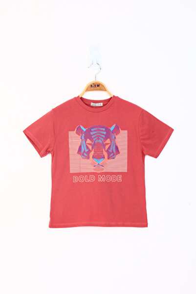 Toontoy Μπλουζάκι για αγόρια με ανάγλυφο με τύπωμα