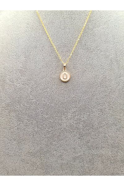 Han Ticarethane Gold Color Number 0 Necklace