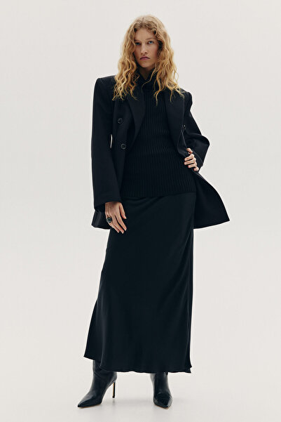 H&M Lastik Örgülü Balıkçı Yaka Üst