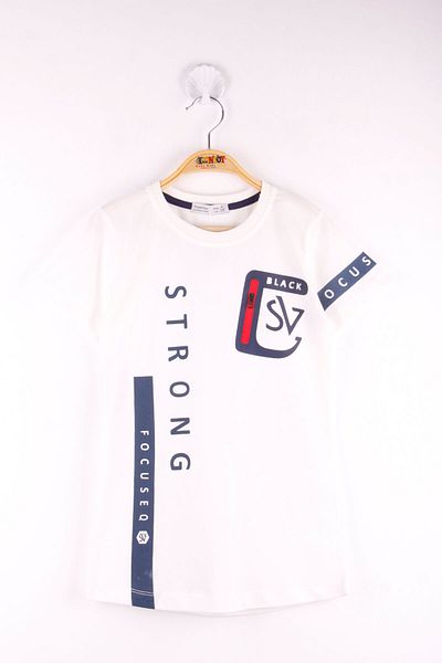 Toontoy Boys' T-Shirt - Leather and Printed