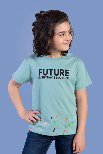 Toontoy Băiat - Tricou Spray cu imprimeu