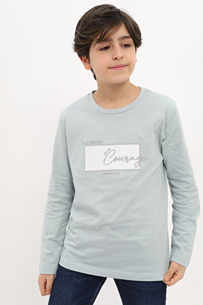 Toontoy Tricou pentru băieți cu detaliu de broderie