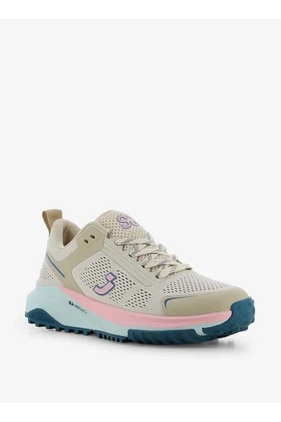 SJ Women's Textured Lace-Up Low Ankle Sneakers