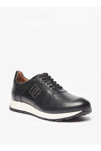 Duchini Men's Solid Lace-Up Low Ankle Sneakers