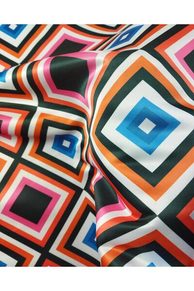 Kumaş Parça نسيج سميك يشبه التفتا بألوان زاهية نابضة بالحياة (العرض 150 سم × ...