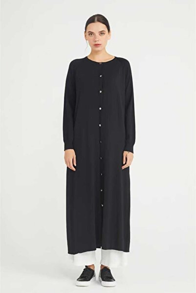 Nuss Πλεκτό Ζακέτα 512 Μαύρο