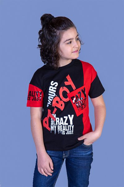 Toontoy Boy's T-shirt - Garnished Pocket Detail