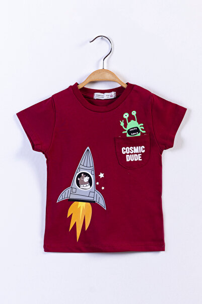 Toontoy Boy - Pocket Detailed Printed T-Shirt