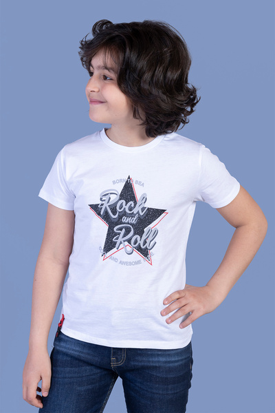 Toontoy Tricou cu model stea pentru băiat