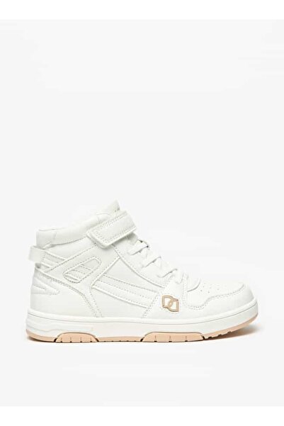 Duchini Mister Duchini Boys' Panelled Sneakers with Hook and Loop Closure