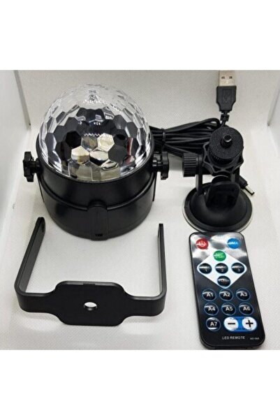 Genel Markalar Uzaktan Kumandalı Sese Duyarlı Usb Girişli Disko Topu Parti Malzemesi